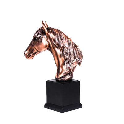 POLYRESIN HORSE HEAD 7 W