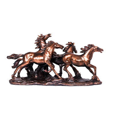 POLYRESIN HORSES 17.5 W