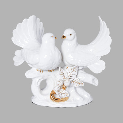 PORCELAIN COUPLE BIRD 36*21*39