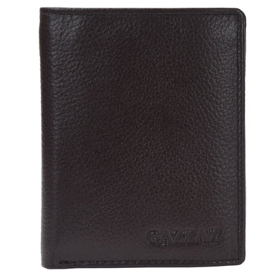 GZZZAZ COWHIDE LETHR CARDCASE DK.BRN-1