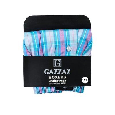 GAZZAZ MEN BOXER SIZE 2XL 100% COTTON