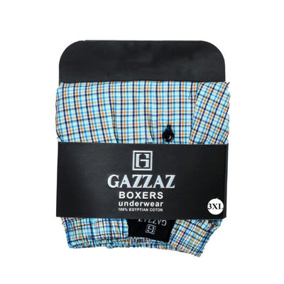 GAZZAZ MEN BOXER SIZE 3XL 100% COTTON