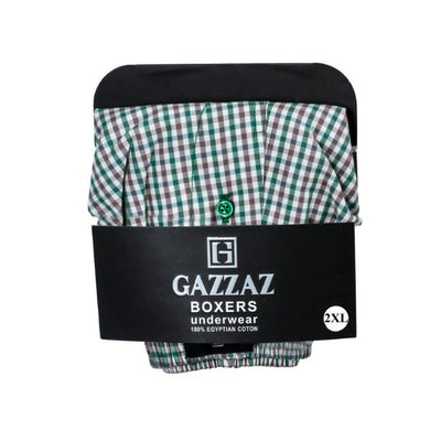 GAZZAZ MEN BOXER SIZE 2XL 100% COTTON