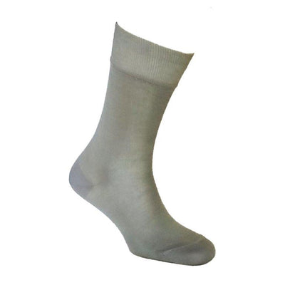 GAZZAZ SOCKS 100% MERCILIZED COTTON SIZE 43-44 LIGHT GRAY COLOR