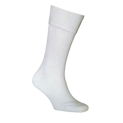 GAZZAZ SOCKS 100% MERCILIZED COTTON SIZE 43-44 WHITE COLOR